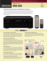 Denon DRA-685 Quick start guide