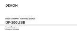 Denon DP-200USB Owner's manual