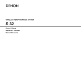 Denon S-32 Owner's manual