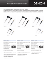 Denon AHC551 User manual