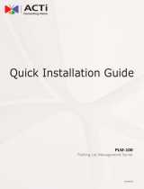 ACTi PLM-100 Quick Installation guide