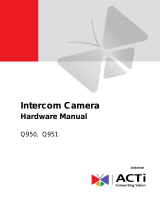 ACTi Q950 Q951 User manual