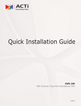 ACTi CMS-100 Quick Installation guide