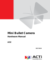 ACTi A32 User manual