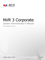 ACTi NVR 3 Corporate V3.0.12 Administrator Manual