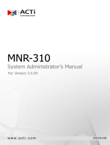 ACTi MNR-310 V3.0.09 Administrator Manual