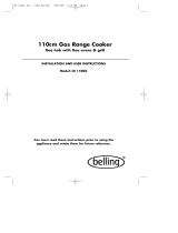 Belling CE1100g Owner's manual