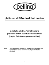 Belling DB92 900DF Owner's manual