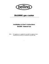 Belling DB1000G Owner's manual