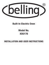 Belling XOU178 Owner's manual