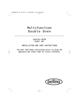 Belling XOU487 Owner's manual