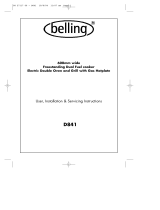 Belling D841 Owner's manual