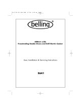 Belling E641 Owner's manual