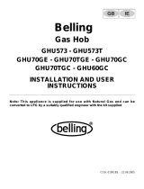 Belling GHU60GC Owner's manual