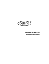 Belling 444444310 FMR2080S Owner's manual