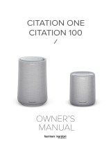 Harman Kardon Citation 100 User manual