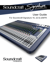 SoundCraft Signature 22 User manual