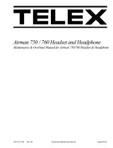 Telex Airman 750 User manual