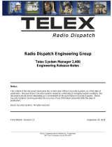 Telex C-6200 Release note