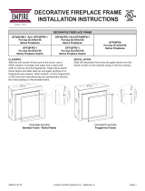 American Hearth Renegade Decorative Frames (DF36CNB/DFF36FPD, DFF40CPD/DFF40RPD, DFF50FPD) Owner's manual