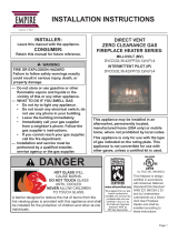 White Mountain Hearth INTERMITTENT PILOT DVCD32FP71N-4 Owner's manual