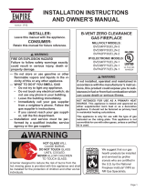 American Hearth B-Vent Fireplace (BVD_FP) Owner's manual