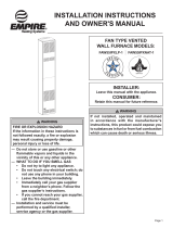 Empire FAW55 Owner's manual