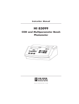 Hanna Instruments HI83099 Owner's manual