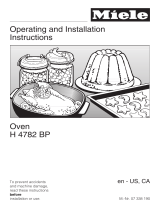 Miele H4782BP User manual