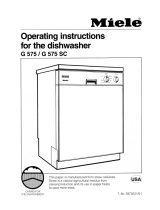 Miele G575 Owner's manual