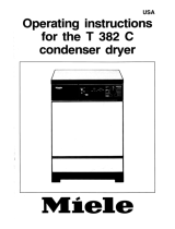 Miele T382C Owner's manual