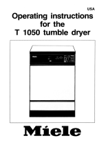 Miele T1050 Owner's manual