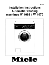 Miele W1065 Owner's manual
