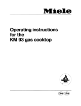 Miele KM93 Owner's manual