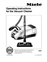 Miele S256 Owner's manual