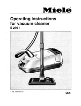 Miele S270 Owner's manual