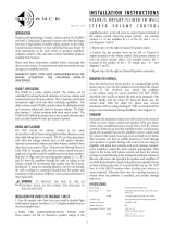 Sonance VC30R User manual