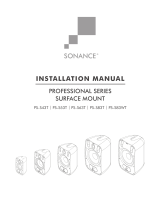 Sonance PS-S83WT Installation guide
