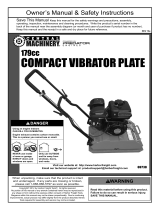 Central MachineryPredator® 6.5 HP Plate Compactor Owner's manual