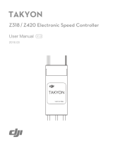 dji Takyon Z318 and Z420 User manual