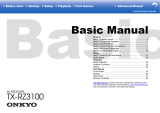 ONKYO TX-RZ3100 Owner's manual