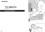 ONKYO TX-NR474 Owner's manual