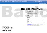 ONKYO PR-RZ5100 Owner's manual