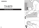 ONKYO TX-8270 Owner's manual