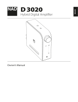 NAD D 3020 V2 User manual