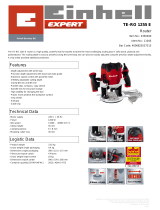 EINHELL TE-RO 1255 E Product Sheet
