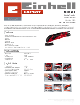 EINHELL TE-DS 20 E Product Sheet