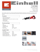 EINHELL TC-AP 650 E Product Sheet