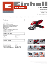 EINHELL TE-AG 115/600 Product Sheet