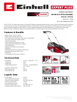 EINHELL GE-CM 43 Li M Kit (2x4,0Ah) Product Sheet